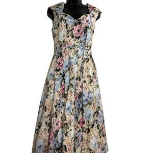 Review Australia Floral Sleeveless Dress size 10